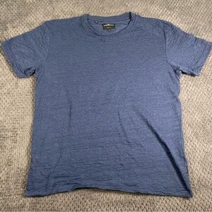 Rodd & Gunn Men's Leith Valley Sports Fit T-Shirt Size 3XL Blue Textured Basic